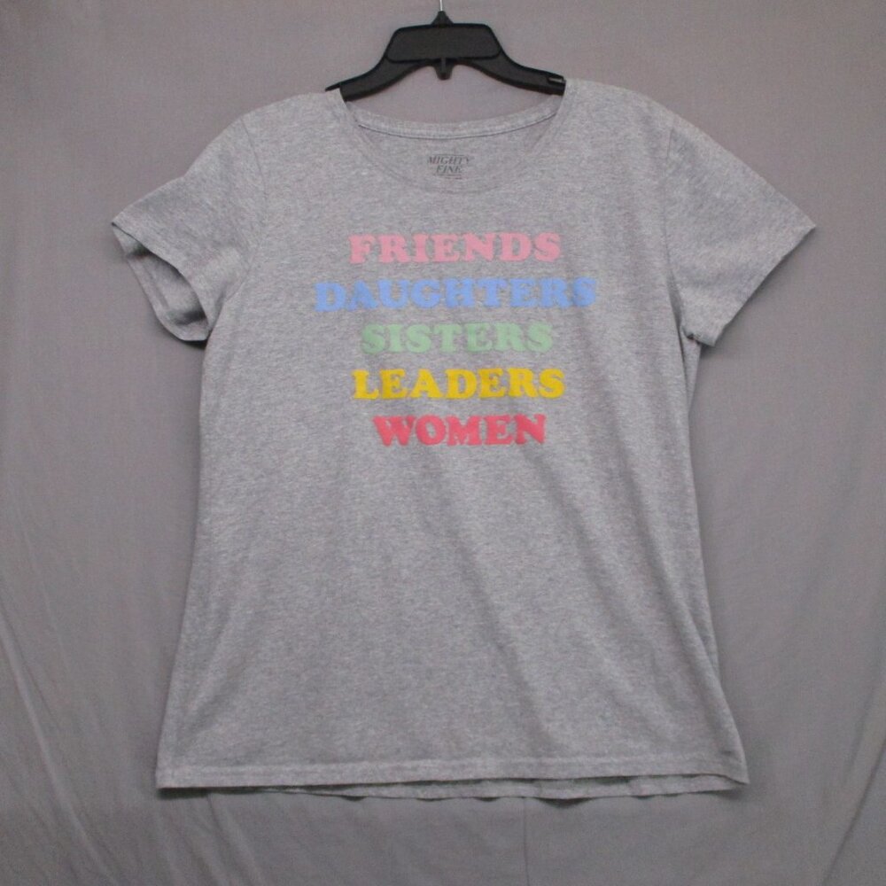 Mighty Fine T-Shirt Women Positive Gray Women Size |‎ XL